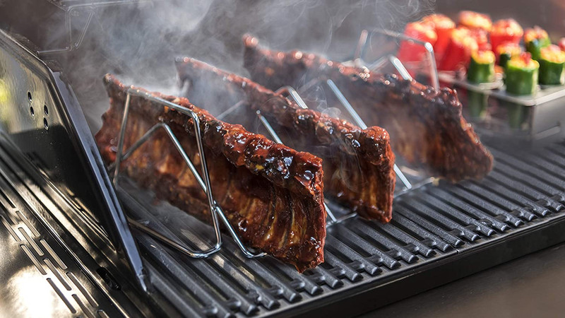 *NEW* Char-Broil Grill+ Accessory System Rib & Roast Rack Grill Rack gallery