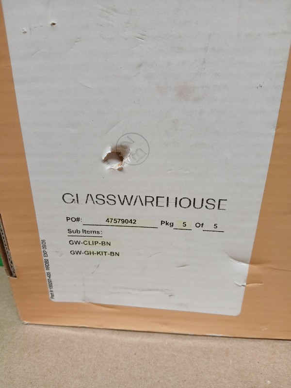 Glasswarehouse Shower Hinge Hardware Kit Brushed Nickle GW-GH-KIT-BN gallery