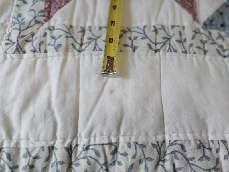 Patchwork Twin Quilt "SPOOLS" Beautifully Done 64" by 86" Long-Unbranded gallery