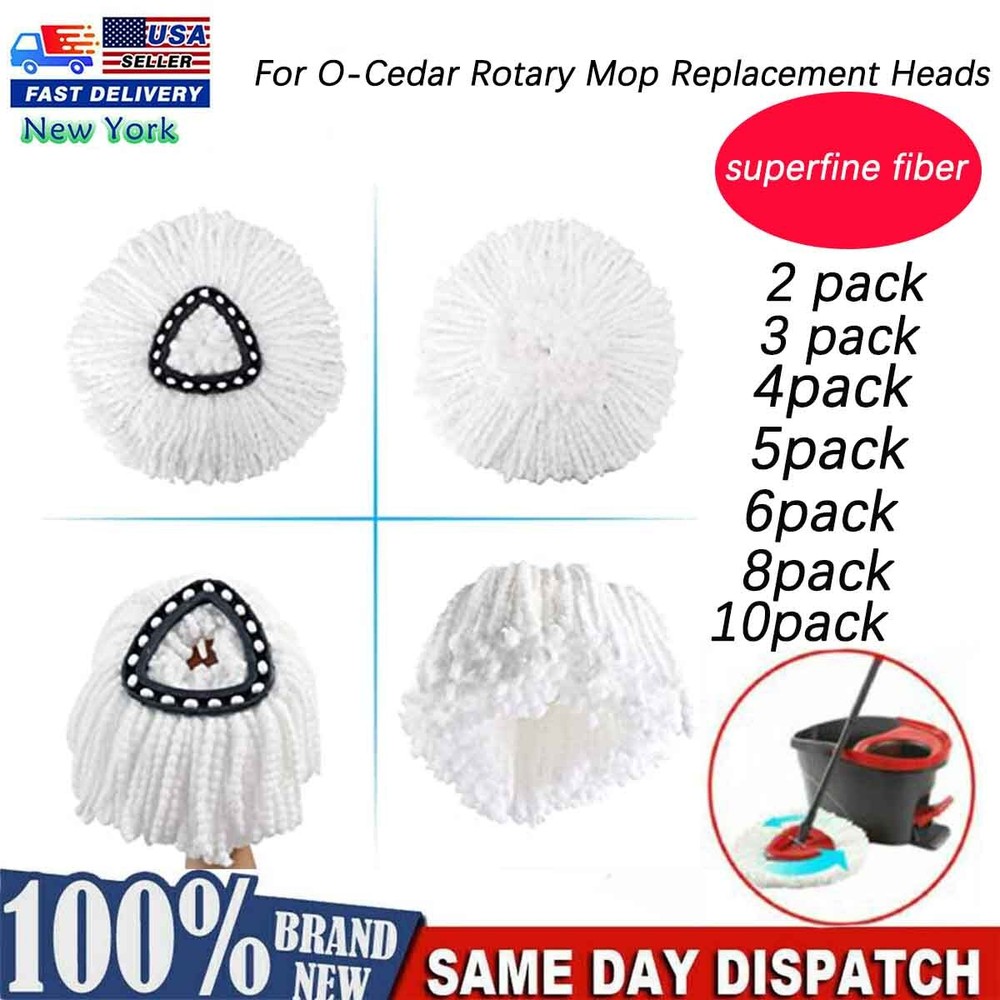 Suitable for Ocedar mop replacement head, 100% microfiber, deep cleaning