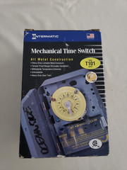 Intermatic T101 SPST Mechanical Time Switch Gray – 120V 40amp