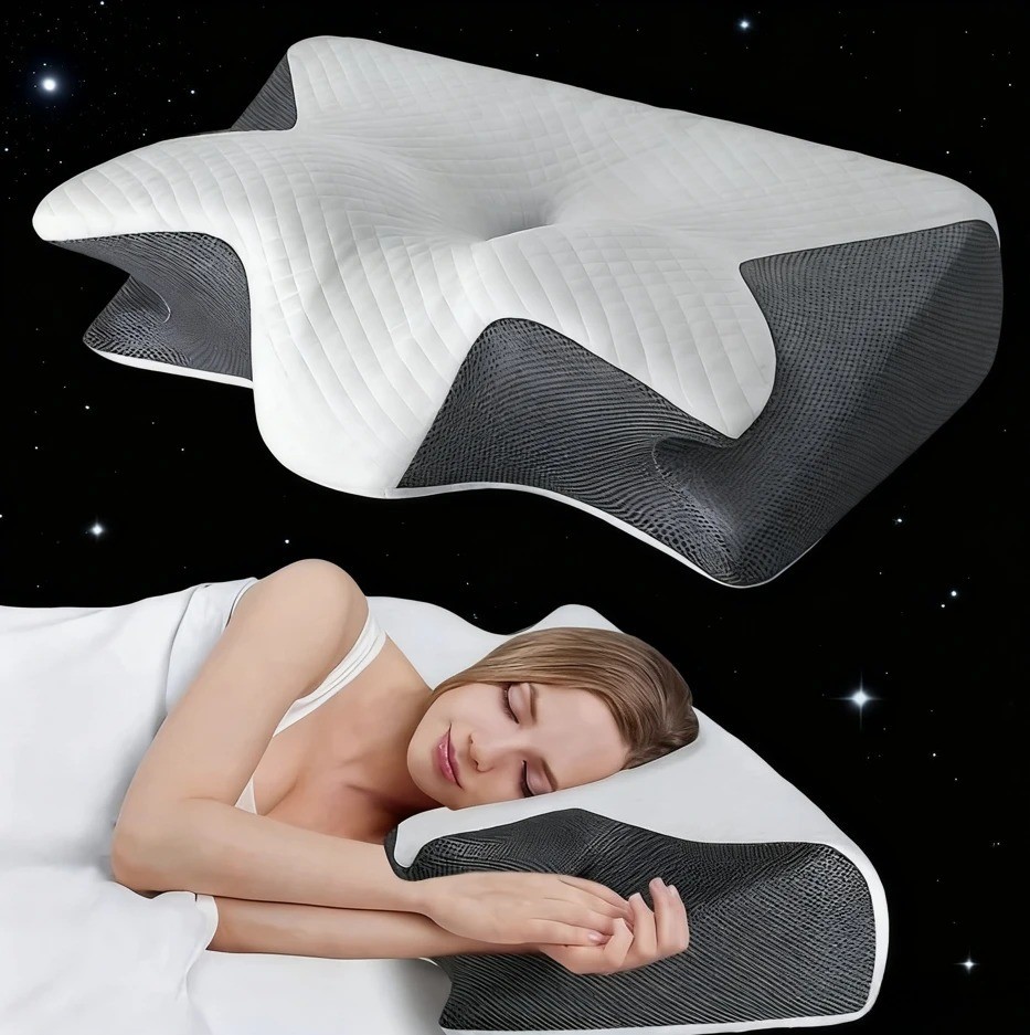Pillow for Neck Pain Relief Ergonomic Neck Support Pillows Cervical Memory Foam gallery