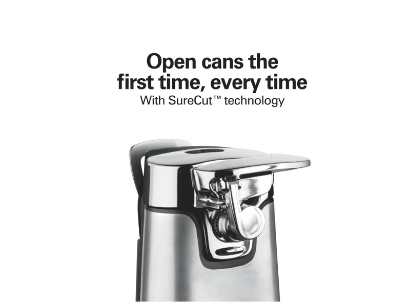 Hamilton Beach SureCut Automatic Electric Can Opener with Multi Tool, Stainless gallery
