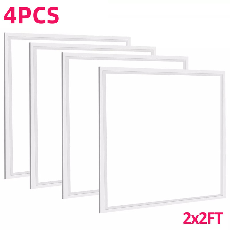 4X45W LED Flat Panel Light 2X2FT 5800LM 5000K Drop Ceiling Ceiling Office Lights gallery