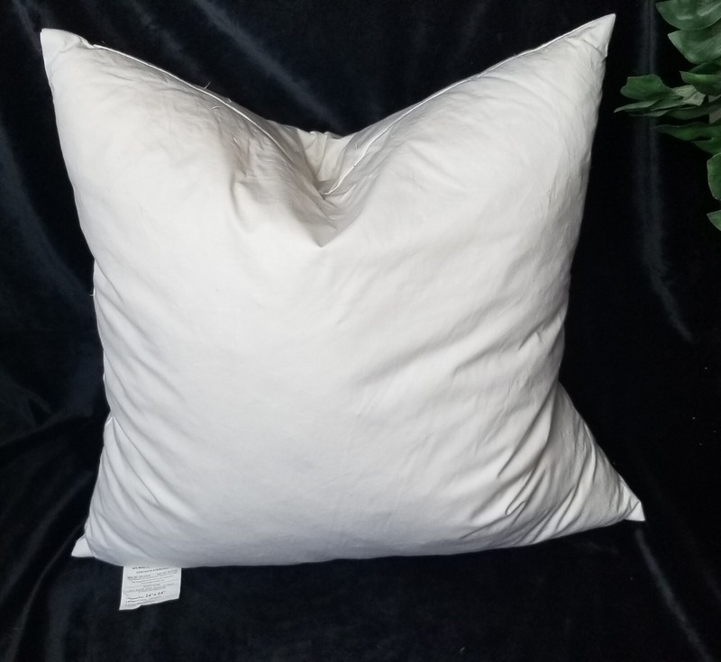 Duck Feather & Down Pillow Insert/ Form Throw Couch Decorative 24 x 24 gallery