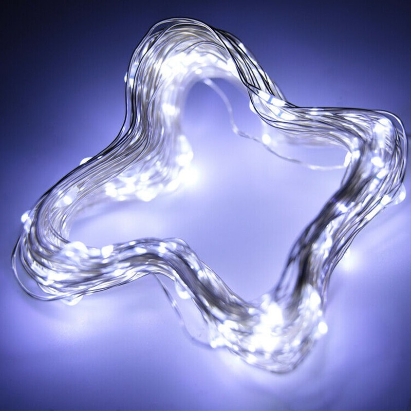 USB Twinkle LED String Fairy Lights 5/10M 50/100/200LED Copper Wire Party Remote gallery