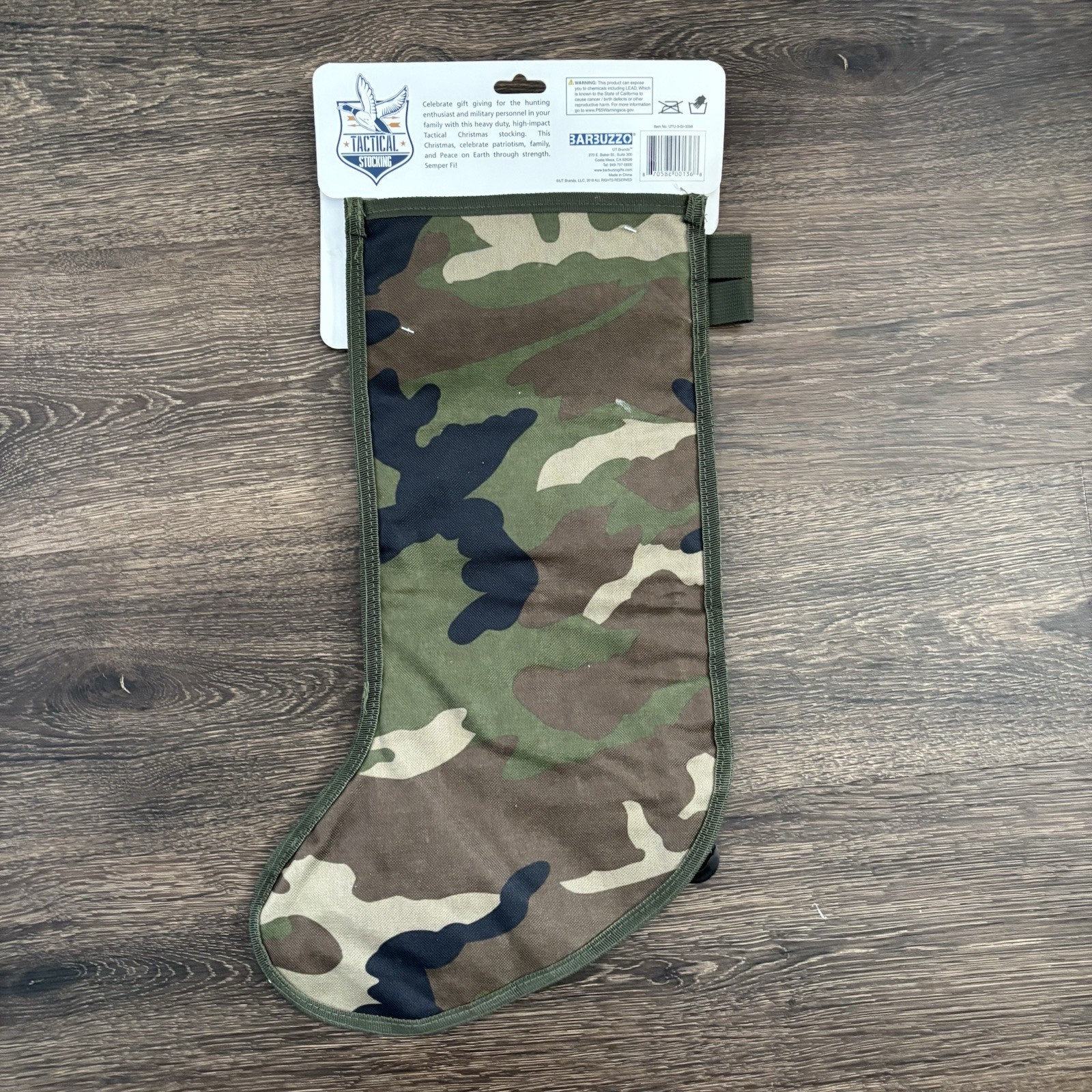 Military Tactical Christmas Stocking Camo Camouflage Mens Boy 20" Hunting Zipper gallery