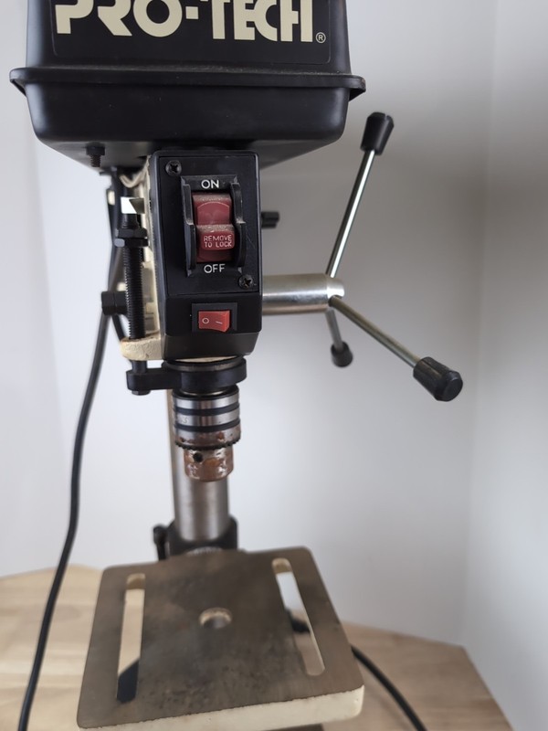 pro tech bench top drill press 5 speed 115 volts gallery