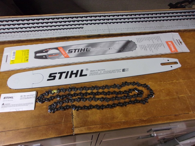 Stihl OEM 22" Pro Guide Bar & Chain 3/8" .063" 76DL 3003-000-9425 #GM-SN1T gallery