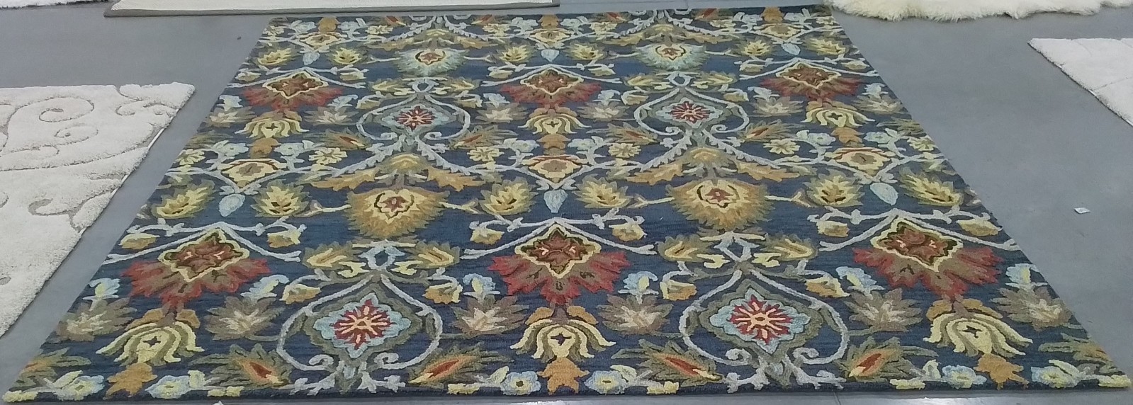 NAVY / MULTI 10'-0" x 10'-0" Hole in Rug, Reduced Price 1172781363 BLM402A-10SQ gallery