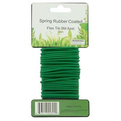 Tool Essentials 16ft Flexible Rubber Coated Garden Wire Tie