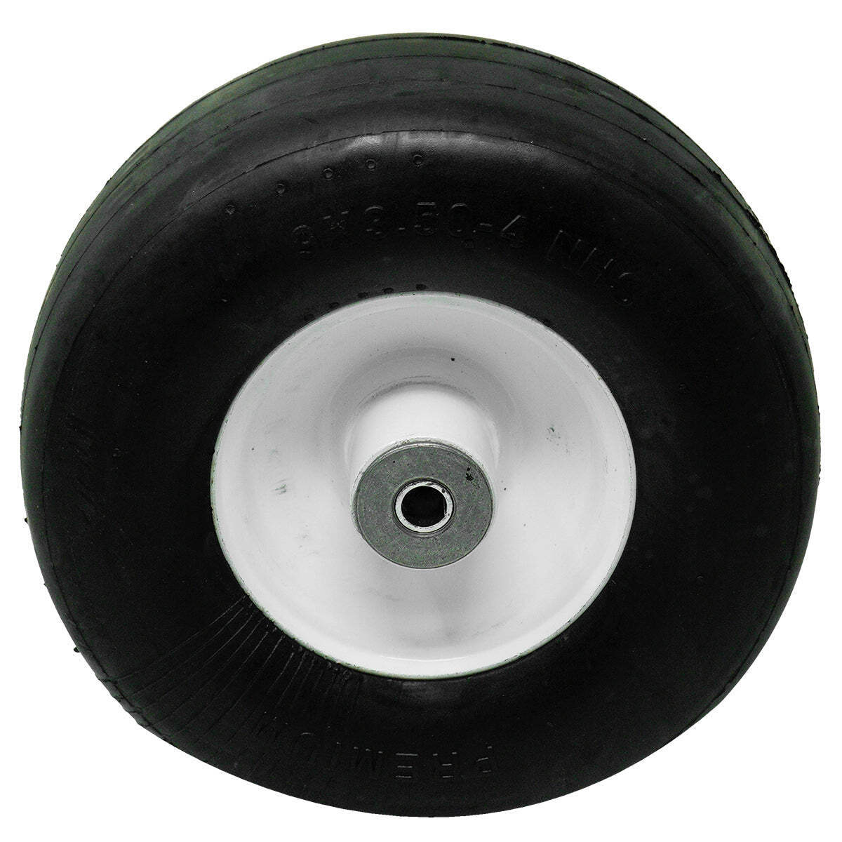 (2) Flat Free Solid Tire Front Caster Wheel 9x3.50-4 for Exmark 103-1224 103-217 gallery