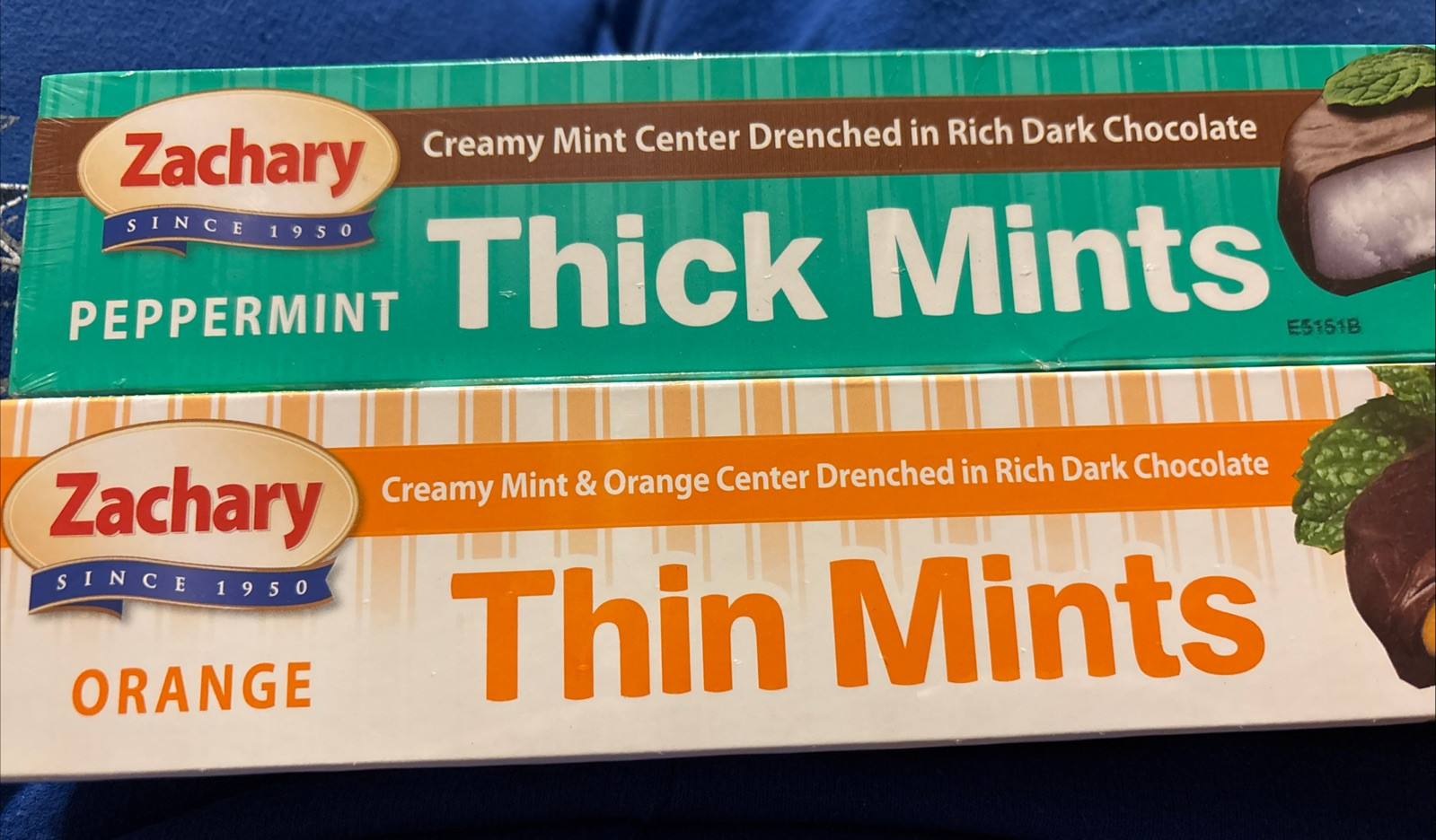 Zachary Peppermint Thick Mints And Orange Thin Mints gallery