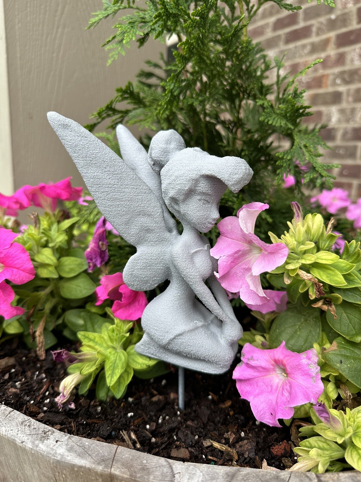 Tinkerbell Garden Disney Outdoor Decor Tink Epcot Flower Fairy Garden Statue gallery