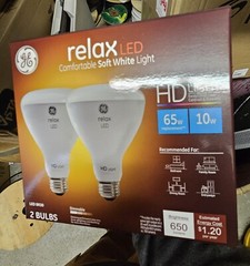 GE LED BR30, Model #LED10DR30SW9, Product Code #68430, Lot of 8