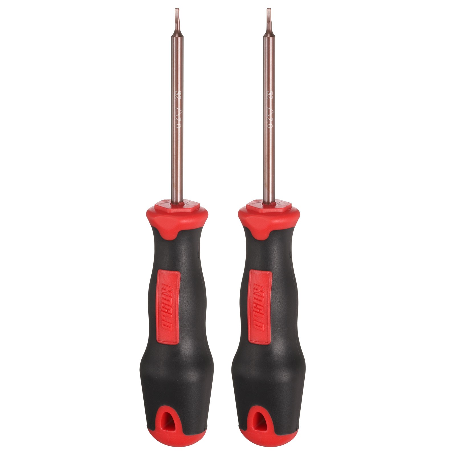 2pcs Triangle Screwdriver 2mm 7.09" Magnetic Steel S2 for gallery