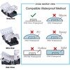 5 PCS CCT Tunable LED Strip Connector 10mm 3 Pin With 9.8 Ft 20 AWG Wire gallery
