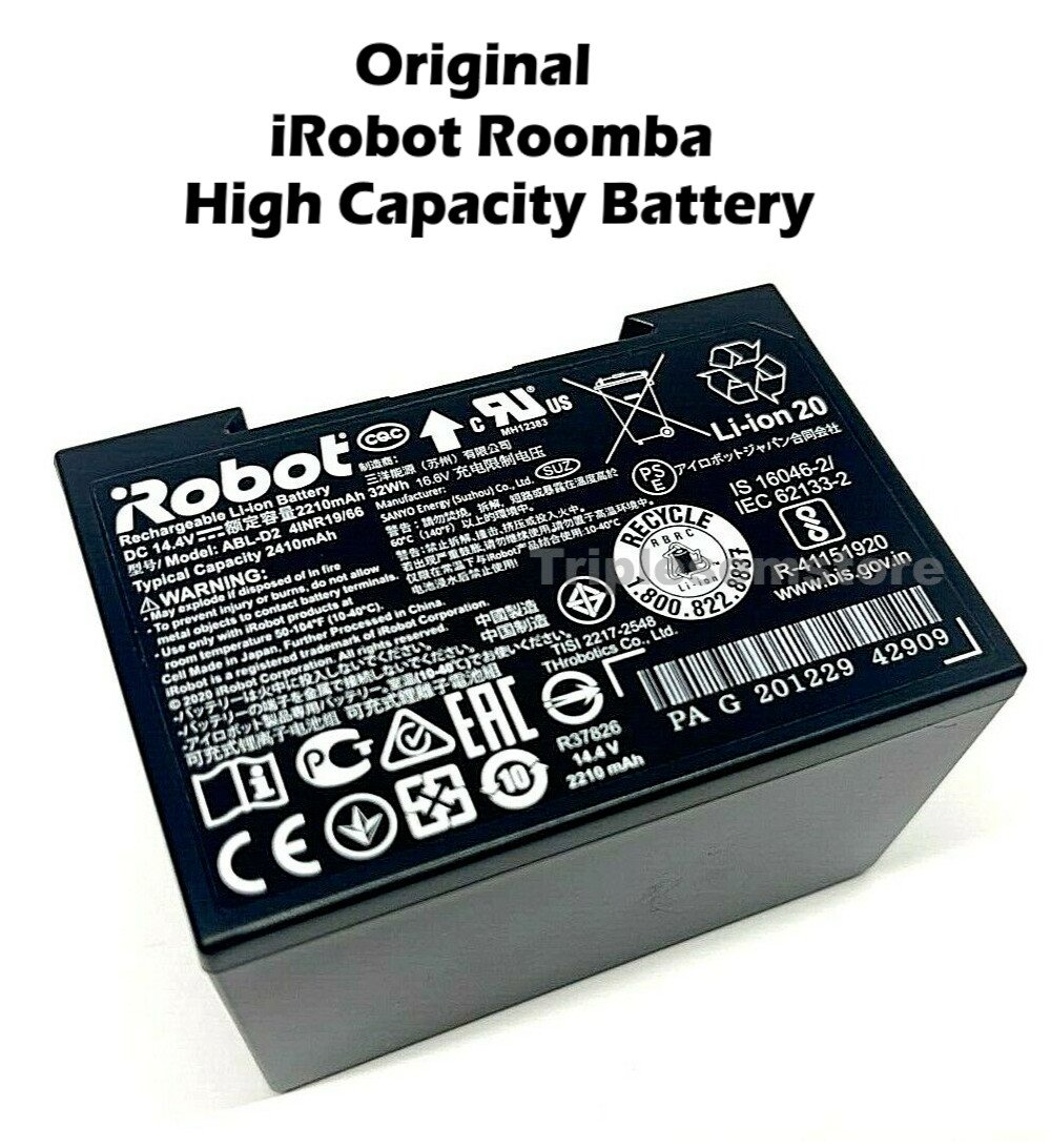 Genuine iRobot Roomba i2 i2+ High Capacity Lithium Ion Battery 2410mAh - ABL-D2 gallery