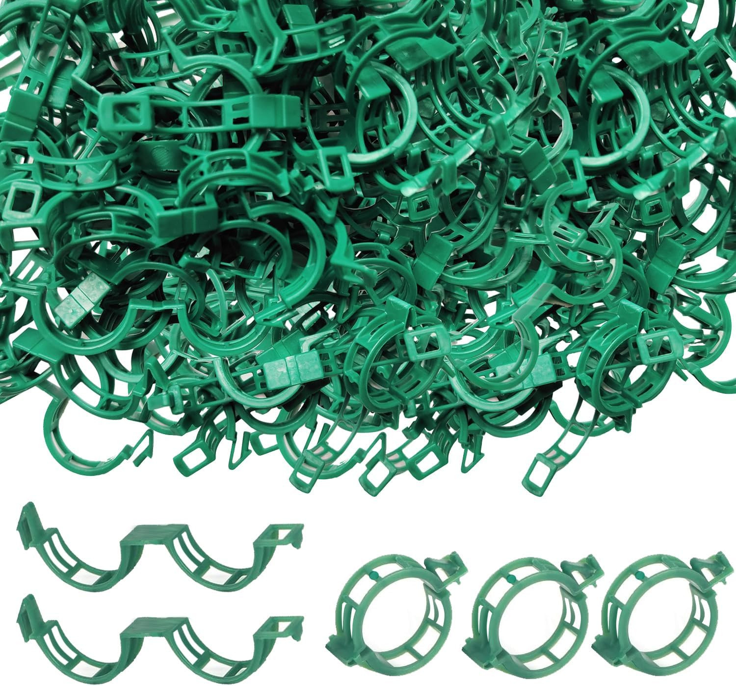 150Pcs Plant Support Clips - Tomato Clips for String Trellis, Grape Vine Clips f gallery
