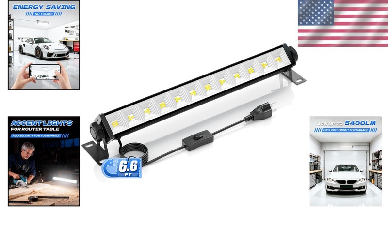 Versatile 40W LED Work Light - 5400 Lumens, Energy Saving Daylight Coverage gallery