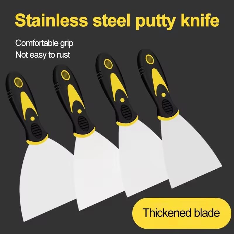 2/3/4/5 Inch Stainless Steel Putty Knife Scraper Shovel Paint Tools Construction gallery