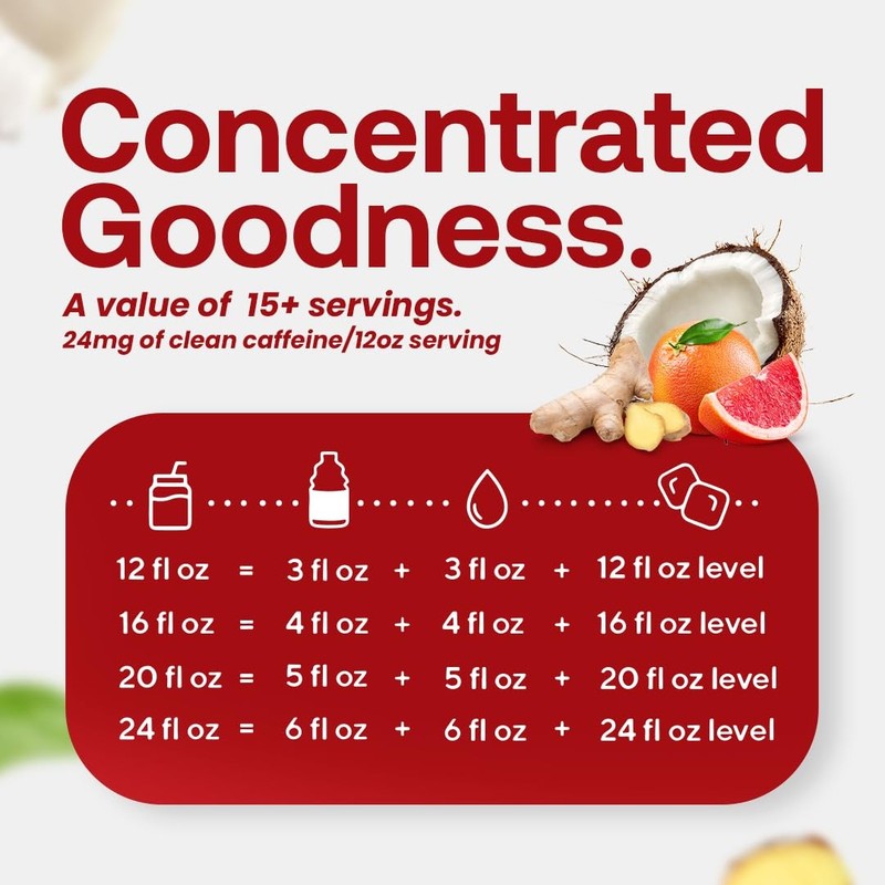 Dr Smoothie Refreshers Blood Orange Coconut Ginger Juice Concentrate 46 Fl Oz gallery