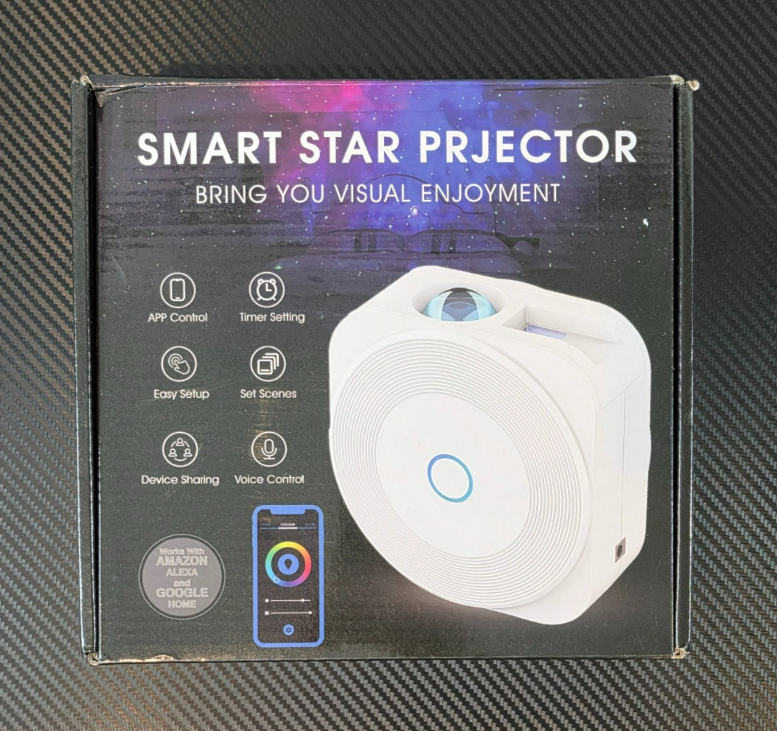 eco4life Bluetooth Wi-Fi Smart Laser Star Projector, SK23 in White gallery