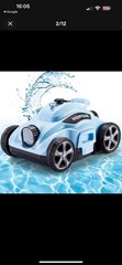 Cordless Robotic Pool Cleaner,Automatic Pool Vacuum Robot for In-Ground/Above