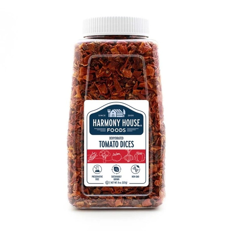 Dried Tomato Dices-Tomato Dices are processed from mature, harvest red tomatoes. gallery