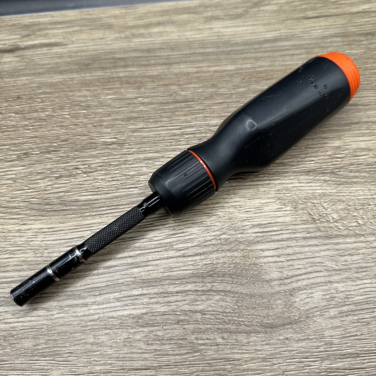 LTT Screwdriver Black Shaft - Orange/Black Handle Special Rare W/ Bits gallery