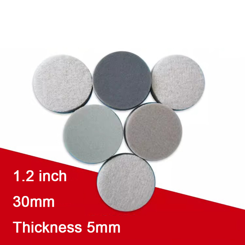 1.2" Dry Sanding Discs 30mm Sandpaper Hook and Loop Pads Grit 300-3000 Abrasive gallery