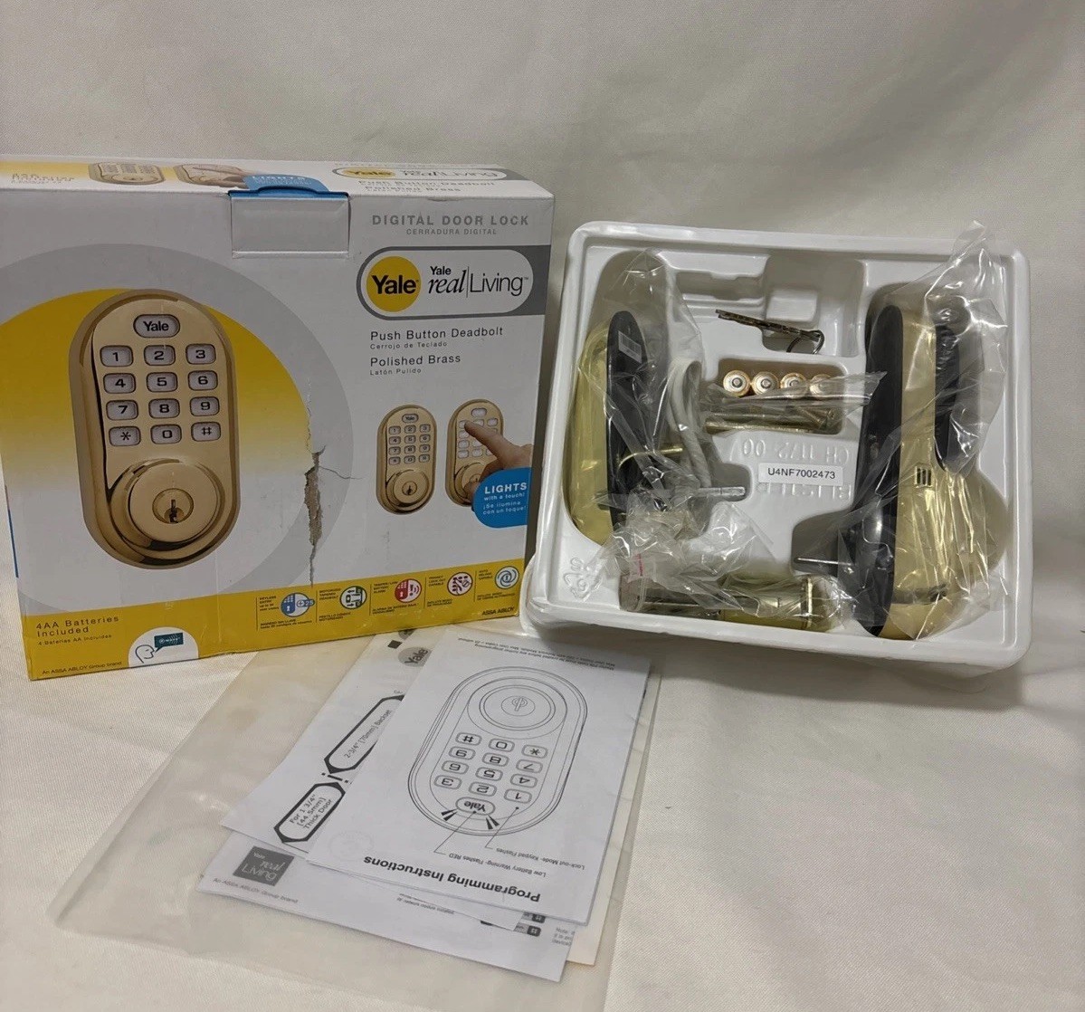 Yale Assure Lock Keypad with Z-Wave Plus Polished Brass gallery