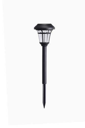 [W58340 6-Pack Solar Path Lights, Matte Black, Durable Plastic, Amorphous gallery