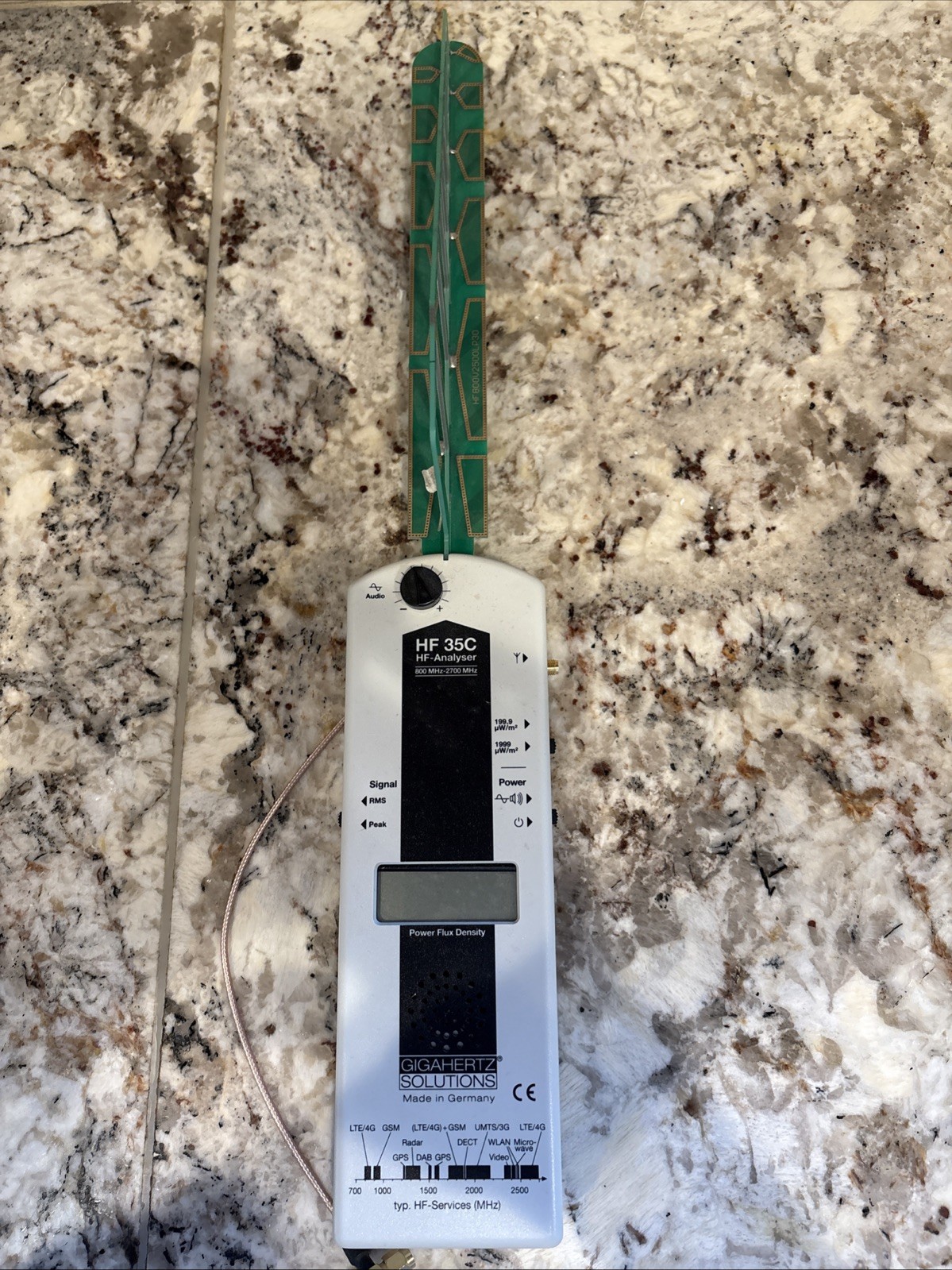 Gigahertz Solutions HF35C RF Microwave Radio Frequency Meter + DG-20 Attenuator gallery