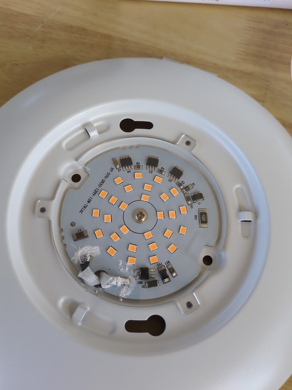 Intertek #227926 LED 15w Surface Mount Fixture 940 Lumen White Trim 7" New Qty-1 gallery