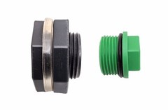 3/4″ Drain Valve Plug Kit For Rain Barrels, Water Tanks, Tubs, Pools.