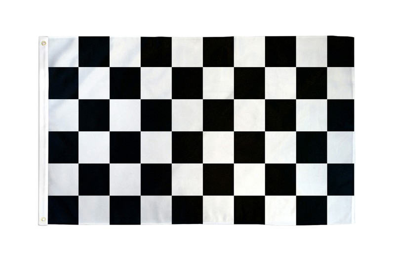 Black & White Checkered Flag 2x3ft Racing Finish Line Flag Nascar gallery