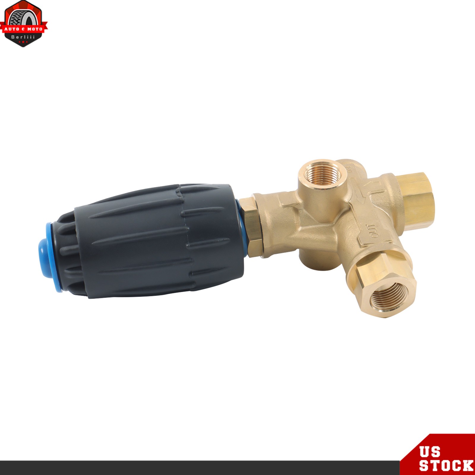 8 GPM, VRT3-250, Pressure Washer Unloader -Blue Spring, 3650 max PSI, 3/8"FNPT gallery