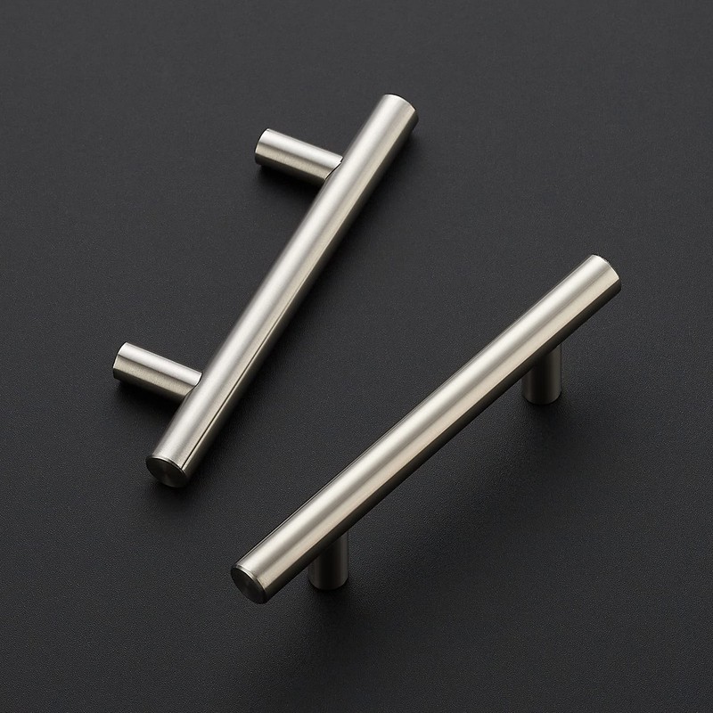 Ravinte 30 Pack 5'' Satin Nickel Length(3'' Hole Center), gallery