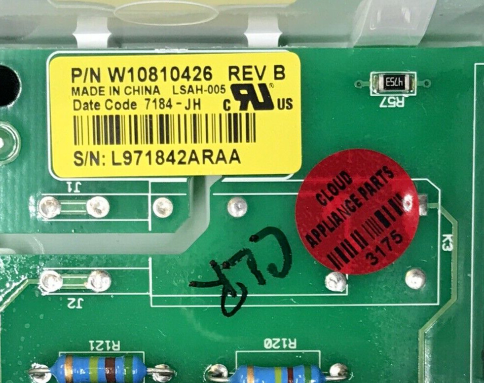 Genuine Whirlpool Dryer Control Board W10810426 Same Day Ship & 60 Days Warranty gallery