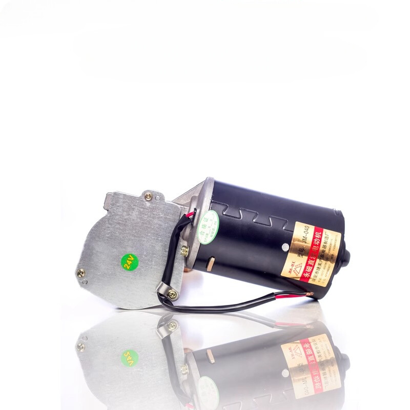 High Quality Double Bearing DC Worm Gear Motor DC Geared Motor Copper Gears gallery