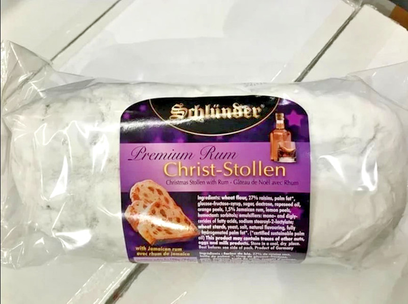 STOLLEN❤️2 Pack ❤️Schlünder Premium Rum Christ-Stollen 26.4oz/750g Free Shipping gallery