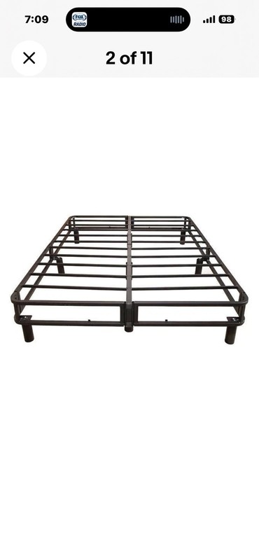 ENFORCE PLATFORM BASE , EAST KING, 9 METAL LEGS 2.000LBS Upholstered Metal NEW gallery