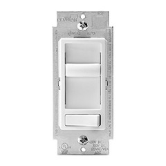 Leviton 6674-P0W SureSlide Universal 150-Watt LED and CFL/600-Watt Incandescent