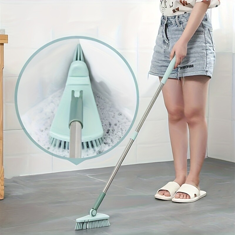 37'' Long Handle Shower Cleaning Brush Tub Tile Scrubber for Bathroom Cleaning gallery