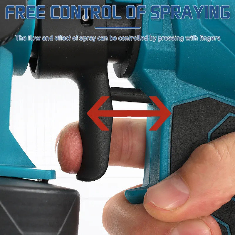 2000mAh Cordless High Pressure Paint Sprayer Electric Spray Gun Kit w/2 Battery gallery