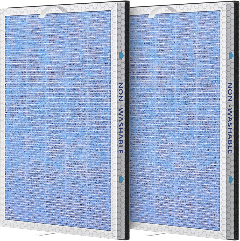 2 PACK MSA3/MSA3S HEPA Replacement Filter Compatible with Membrane Solutions MSA
