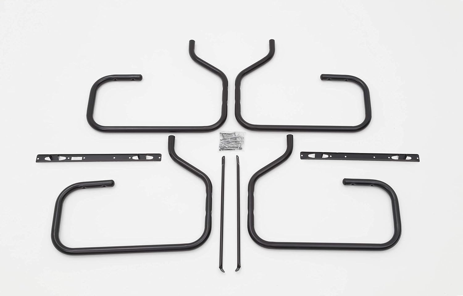Black Picnic Table Frame Kit W/ 4 Legs & Braces for DIY Wood Top Steel Tubing gallery
