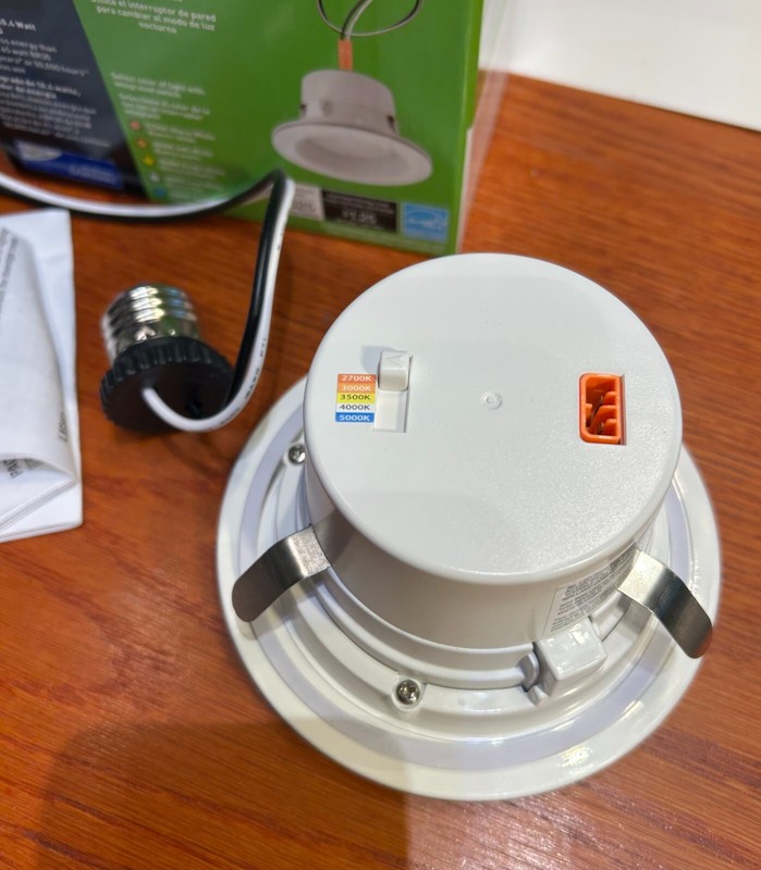 4 in. Adjustable CCT Integrated LED Recessed Light Trim with Night Light 625 Lm gallery