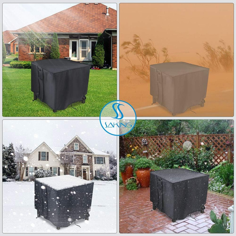 Fire Pit Cover, 28 Inch Firepit Covers Square Gas Fireplace Fire Pit Table Cover gallery